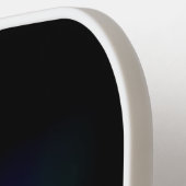 Neon Firefly op zwart Pickleball Paddle (Links Detail)