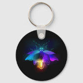 Neon Firefly op zwart Sleutelhanger (Achterkant)