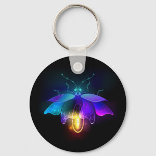 Neon Firefly op zwart Sleutelhanger
