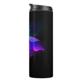 Neon Firefly op zwart Thermosbeker (Geroteerd rechts)