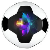 Neon Firefly op zwart Voetbal (Gedraaid)