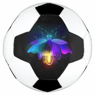 Neon Firefly op zwart Voetbal