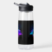 Neon Firefly op zwart Waterfles (Rechts)