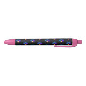Neon Firefly op zwart Zwarte Inkt Pen (Bodem)