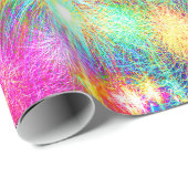 Neon Fireworks Cadeaupapier (Rol Hoek)