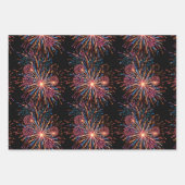 Neon Fireworks Inpakpapier Vel (Voorkant 3)