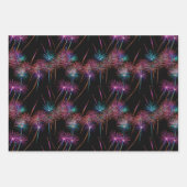 Neon Fireworks Inpakpapier Vel (Voorkant 2)