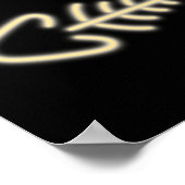 Neon Fish-Botten Poster (Hoek)