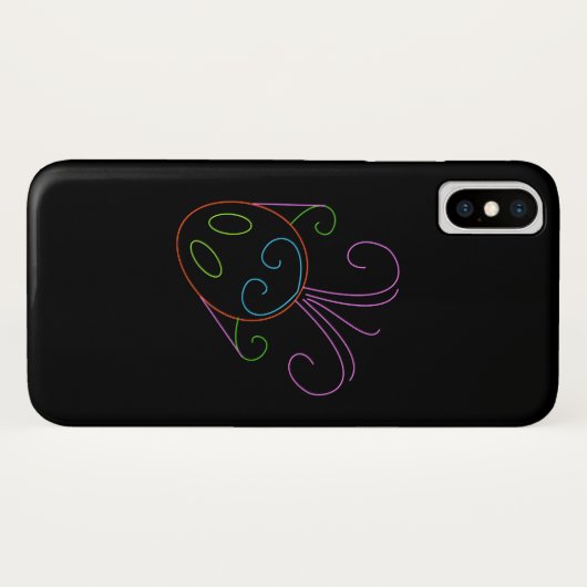 Neon Fish Case-Mate iPhone Case (Achterkant (horizontaal))
