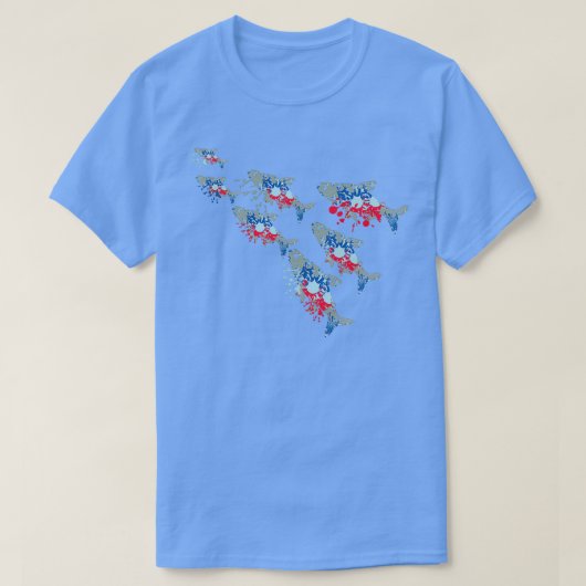 Neon Fish T-shirt (Design voorkant)