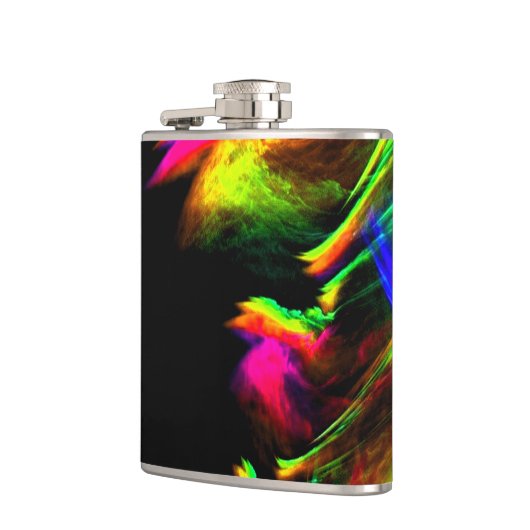 Neon Flames of Rave Lights en Party Heupfles (Links)