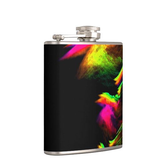 Neon Flames of Rave Lights en Party Heupfles (Rechts)