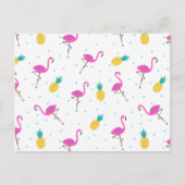 Neon Flamingo's 2 2 Briefkaart (Voorkant)
