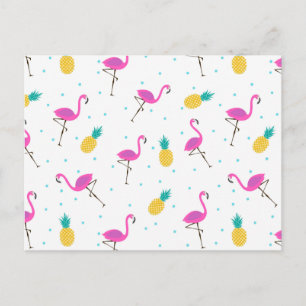Neon Flamingo's 2 2 Briefkaart