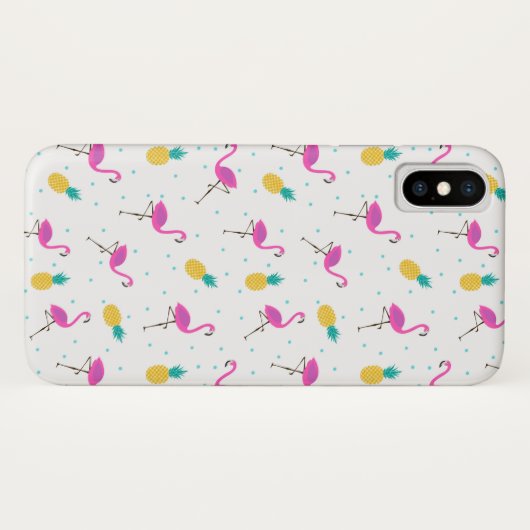 Neon Flamingos 2 Case-Mate iPhone Case (Achterkant (horizontaal))