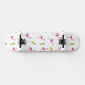 Neon Flamingos 2 Skateboard (Horizontaal)