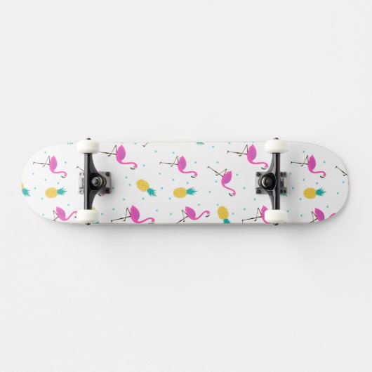Neon Flamingos 2 Skateboard (Horizontaal)