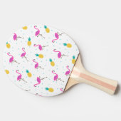Neon Flamingos 2 Tafeltennisbatje (Zijkant)