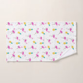 Neon Flamingos Bad Handdoek (Handdoek)