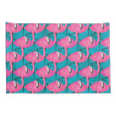 Neon Flamingos Kussensloop (Achterkant-Rechts)