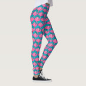 Neon Flamingos Leggings (Rechts)