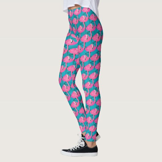 Neon Flamingos Leggings (Links)
