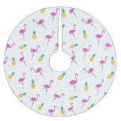 Neon Flamingos | Monogram Kerstboom Rok (Voorkant)