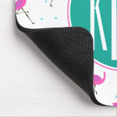 Neon Flamingos | Monogram Muismat (Hoek)