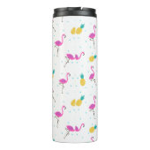 Neon Flamingos | Monogram Thermosbeker (Achterkant)
