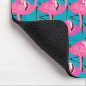 Neon Flamingos Muismat (Hoek)