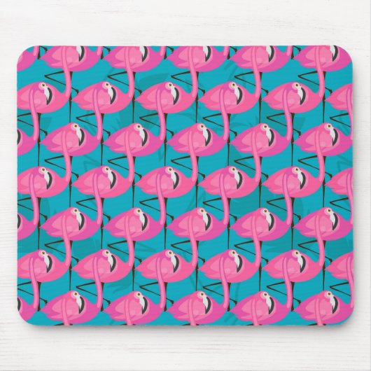Neon Flamingos Muismat (Voorkant)