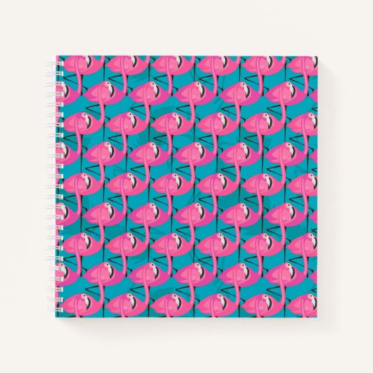 Neon Flamingos Notitieboek (Voorkant)
