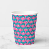 Neon Flamingos Papieren Bekers (Achterkant)