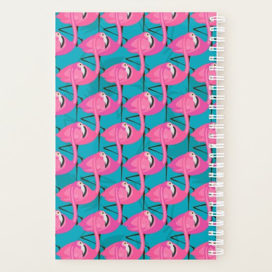 Neon Flamingos Planner (Achterkant)