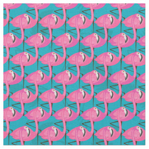 Neon Flamingos Stof