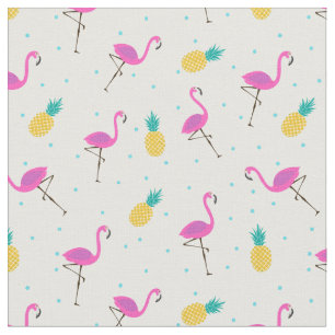 Neon Flamingos Stof