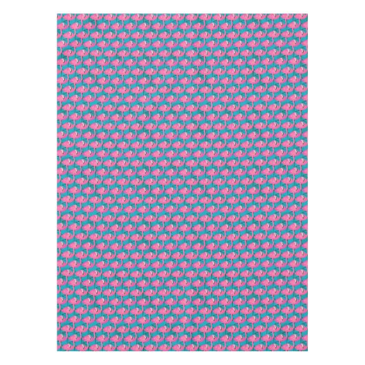 Neon Flamingos Tafelkleed (Voorkant)