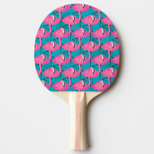 Neon Flamingos Tafeltennisbatje