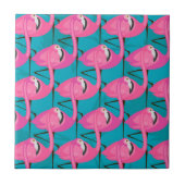 Neon Flamingos Tegeltje (Voorkant)