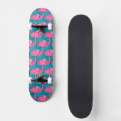 Neon Flamingos Two Persoonlijk Skateboard (Voorkant)