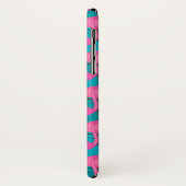 Neon Flamingos | Voeg je Initiaal toe Case-Mate iPhone Case (Achterkant/links)
