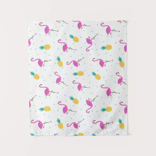 Neon Flamingos Wandkleed (Voorkant)