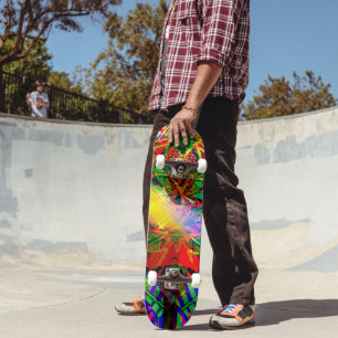Neon Flash Graffiti-skateboard Persoonlijk Skateboard