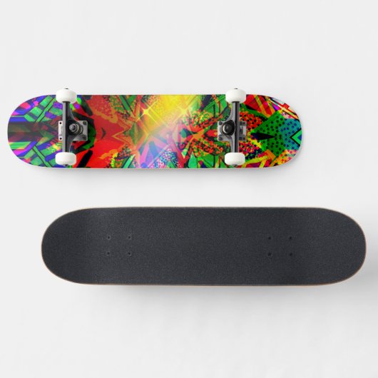 Neon Flash Graffiti-skateboard Persoonlijk Skateboard (Horizontaal)