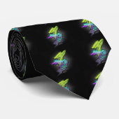 Neon flash stropdas (Opgerold)