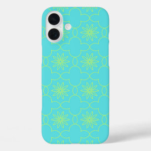 Neon Flora iPhone 16 Plus Hoesje