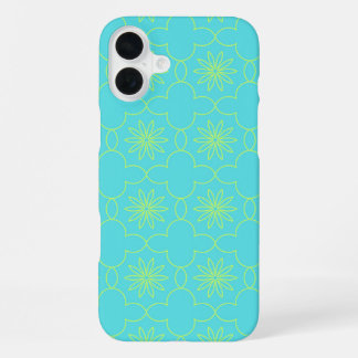 Neon Flora iPhone 16 Plus Hoesje