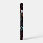 Neon Floral Butterfly Phone Case iPhone 15 Case (Linkerkant)