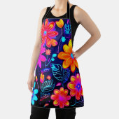 Neon Floral Fantasy Schort (Insitu)