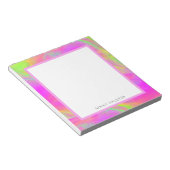 Neon Flow Aangepast Notitieblok 5,5 x 6 inch (Schuin)